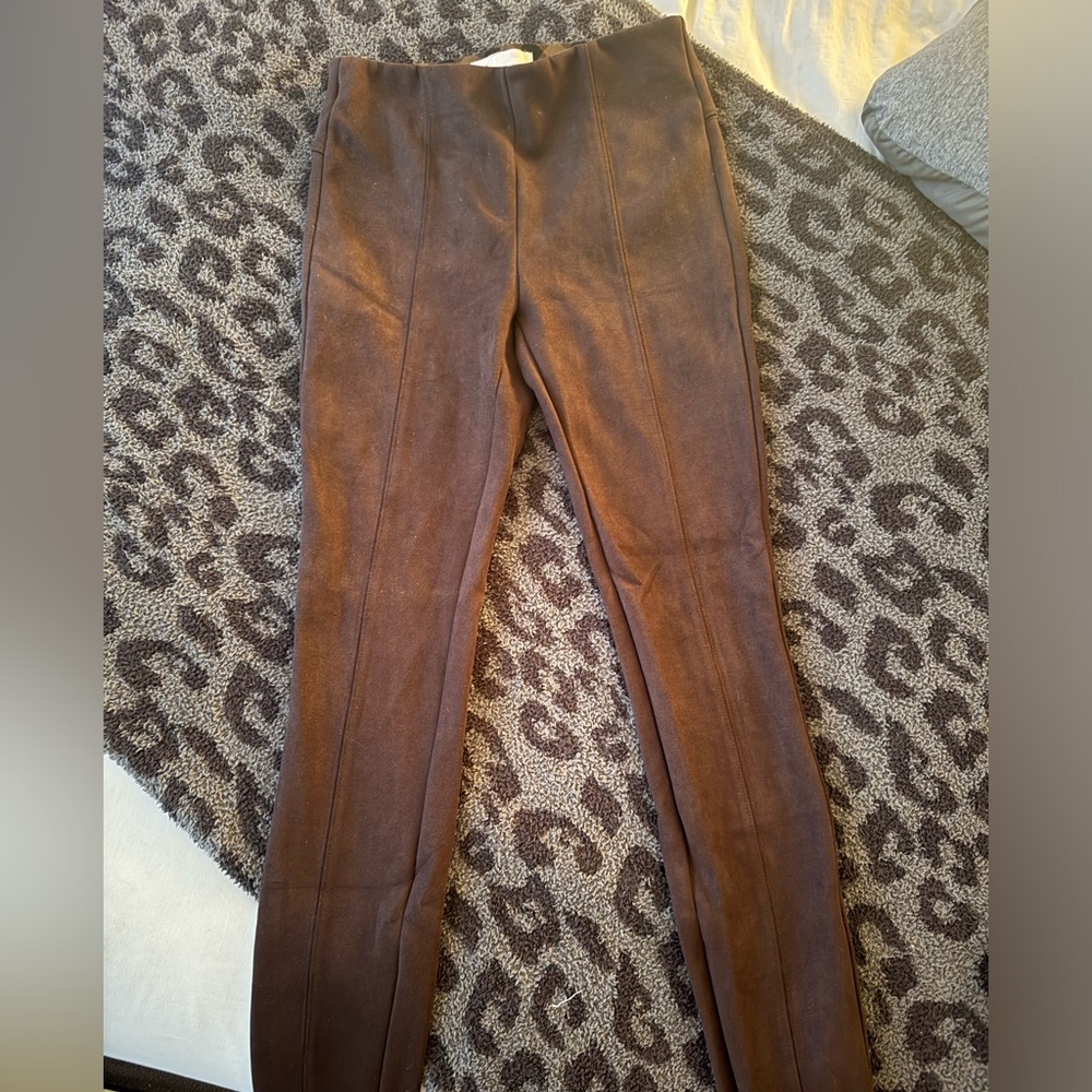 Suede Anthropologie Pant